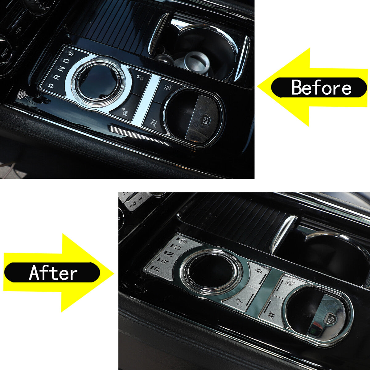 Smooth black rear license plate bottom filling decorative panel suitable for Corvette C7 2014-2019- v