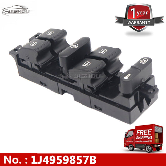 Main power window switch suitable for 99-06 for Volkswagen for Golf / 99-05 for Volkswagen for Jetta / 98-05 for Volkswagen for Passat .