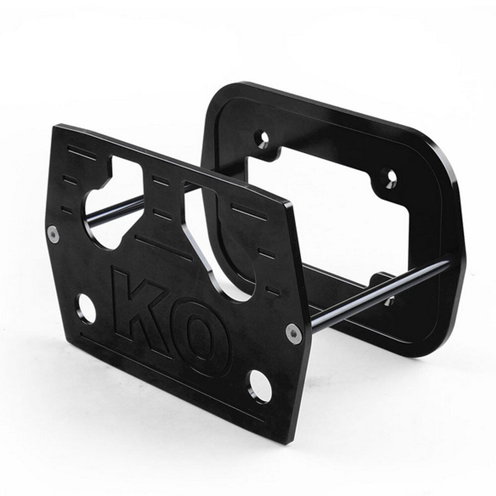 Billet Black Aluminum Ball Milled Battery Hold Down Tray Bracket Optima 34/78 Q