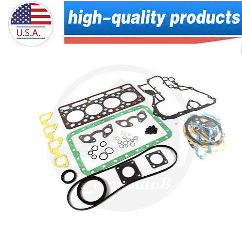 Engine Gasket Kit w/15421-03310 for Kubota KH90 Bobcat 743 733 V1702 V1702B US