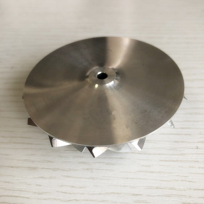 K04 52.00/71.00 mm 7+7 insert performance turbine milling/bulk compressor wheel