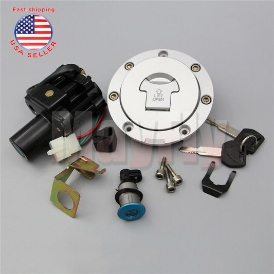 Fit For CB500F/X CBR500R CB600 CBR250 CBR300R Ignition Switch Lock Keys Fuel Cap