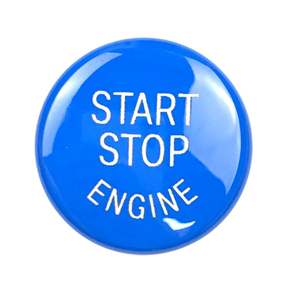 Motor Start Stop Button Abdeckung Fur for BMW E Chassis 1 3 5 Serie X1 X3 X5 Z4 Blau