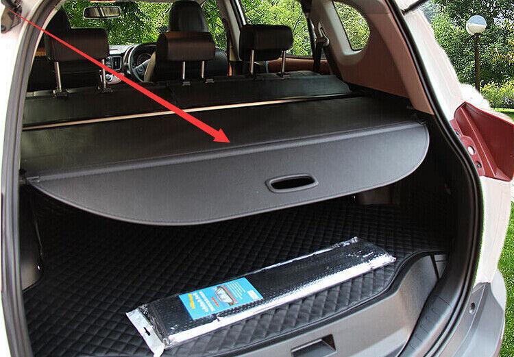 for Honda HR-V Vezel 2014-2019 Black Trunk Shade Rear Cargo Cover Shield Trim