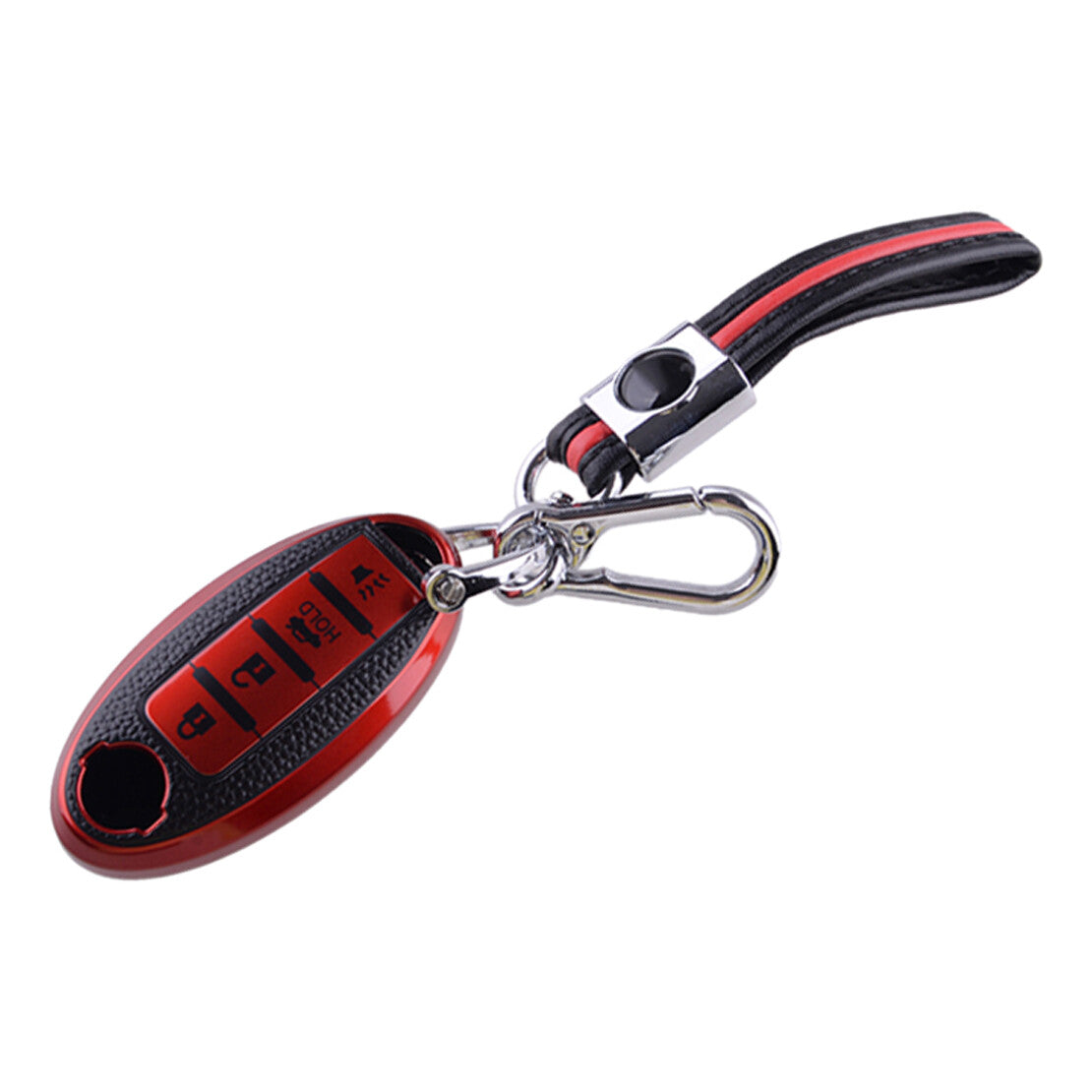 4Button TPU Car Remote Fob Key Cover Case Shell Keychain Fit for Infiniti /for v