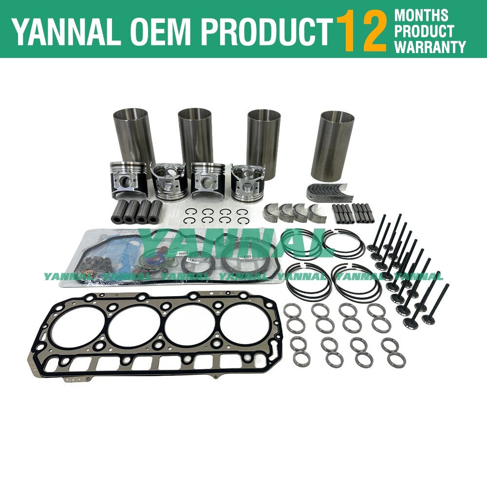New 4TNV94 4TNV94L Overhaul and Rebuild Kit for Engines 4TNV94 4TNV94L