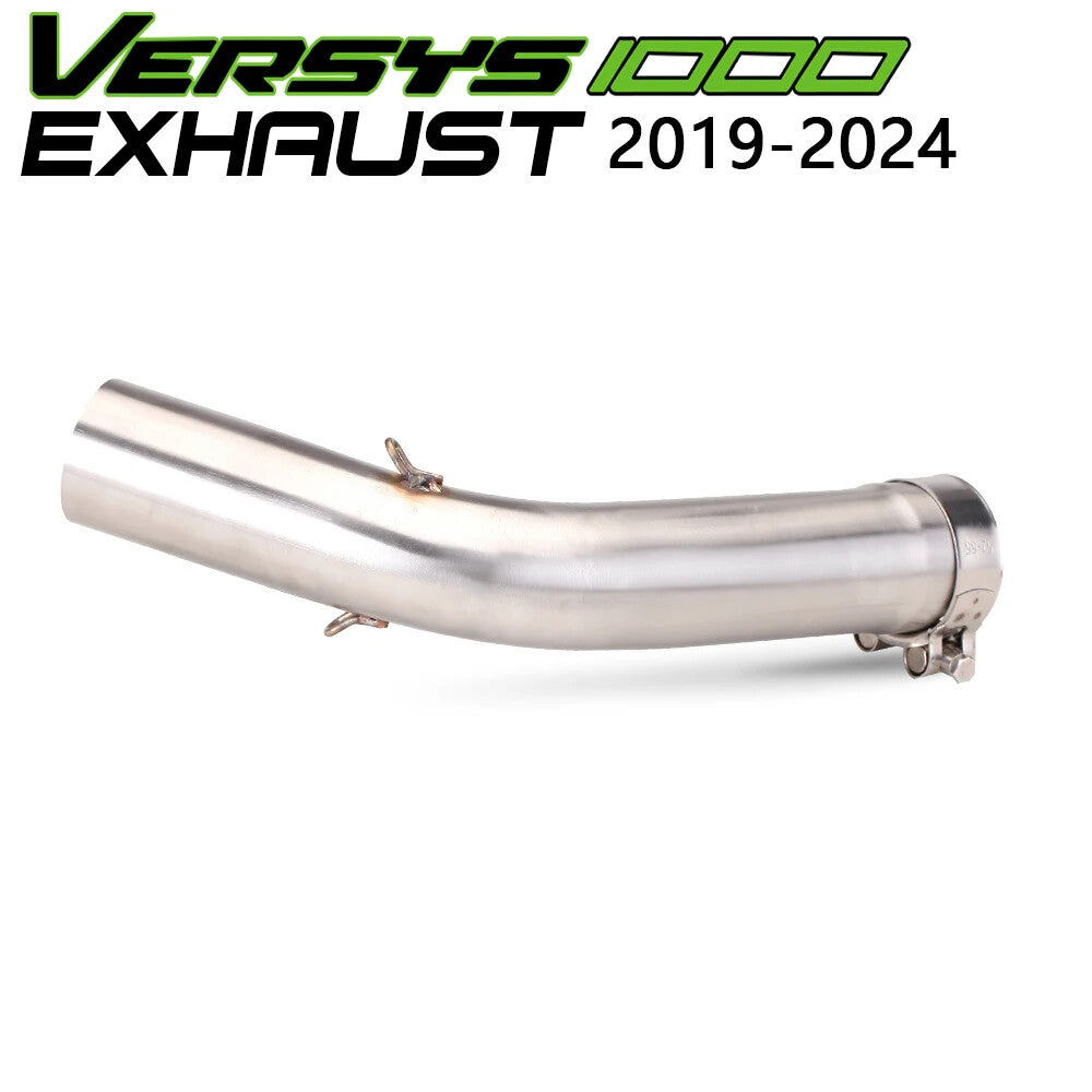 for Kawasaki 1000 (2019-2024) 51mm Stainless Mid Pipe Slip-On Exhaust