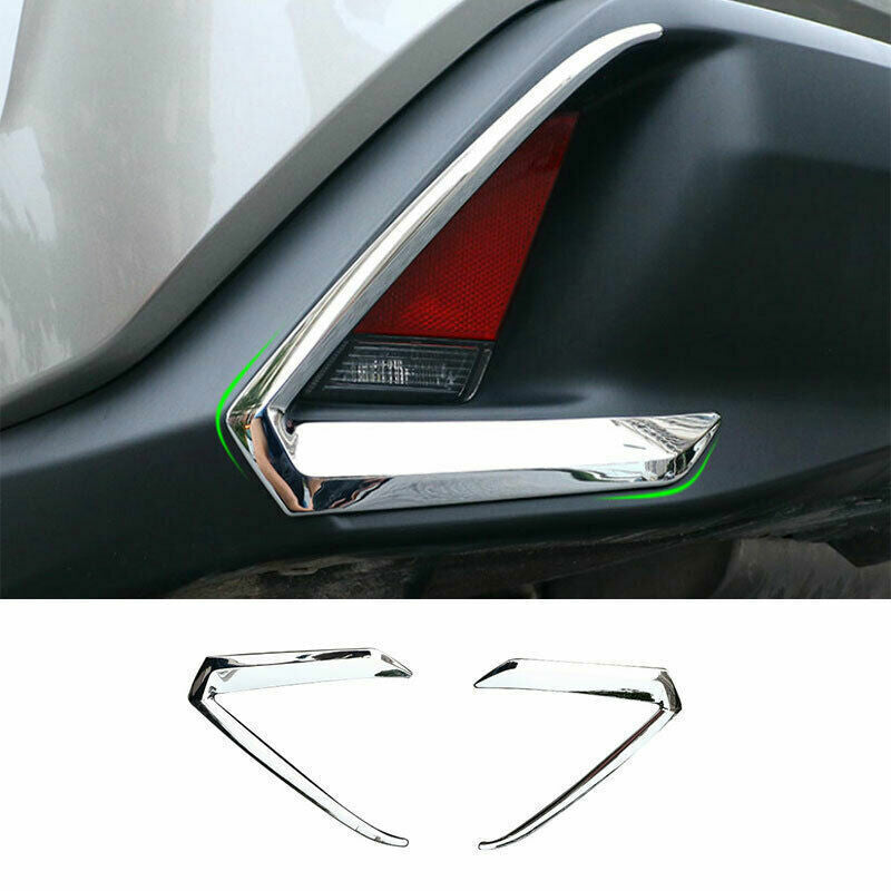 Chrome Rear bumper Fog Light Lamp Cover Trim for Lexus UX 200 250h 260h 2019-22