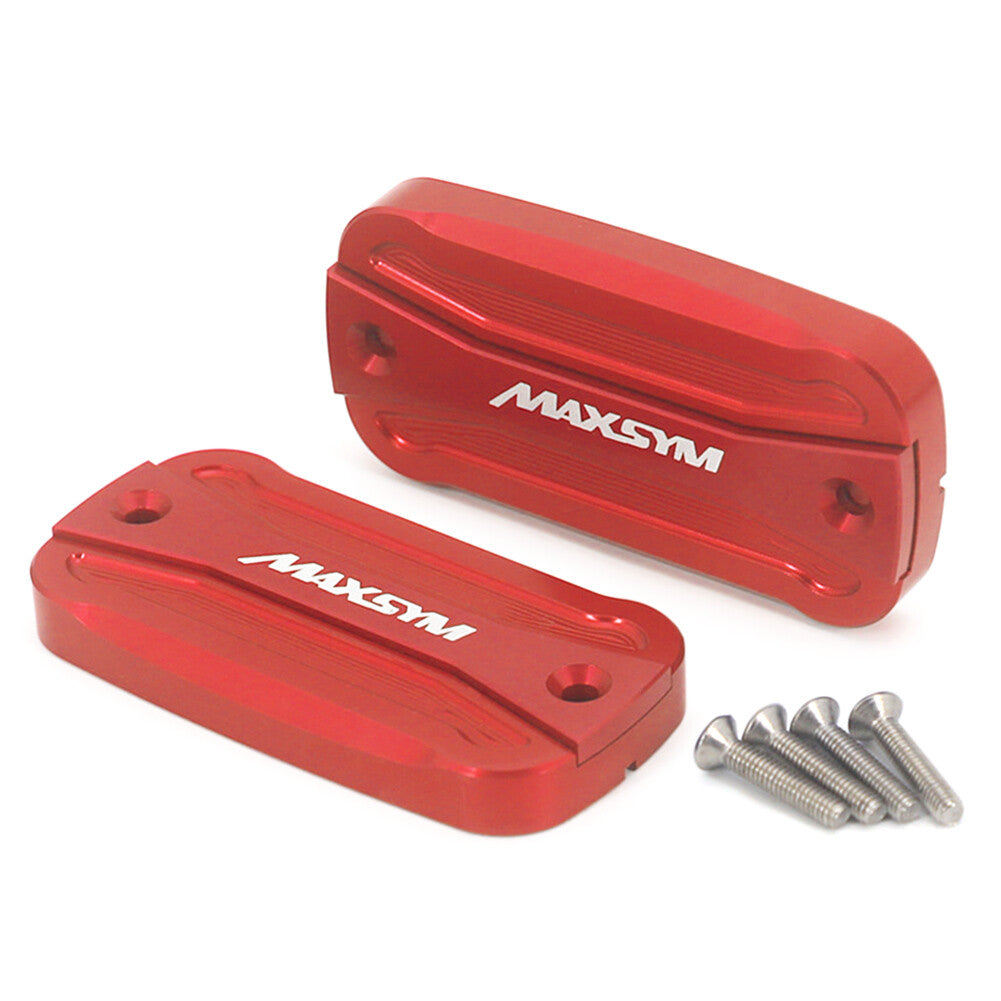 Front Brake Oil Fluid Reservoir Cover Cap Red For SYM MAXSYM TL 500 TL500 2020