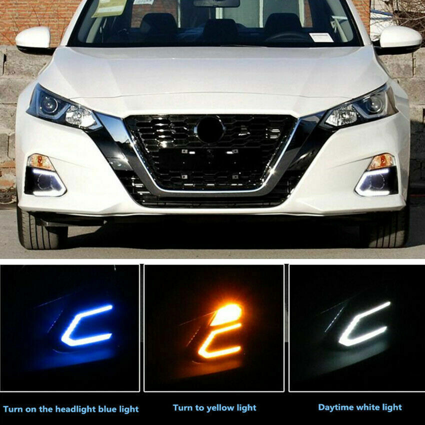 Fit For Altima 20 21-2022 LED DRL Daytime Running Light/Front Fog Lights n
