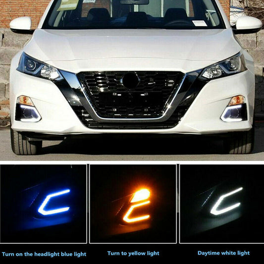 Fit For Altima 20 21-2022 LED DRL Daytime Running Light/Front Fog Lights n