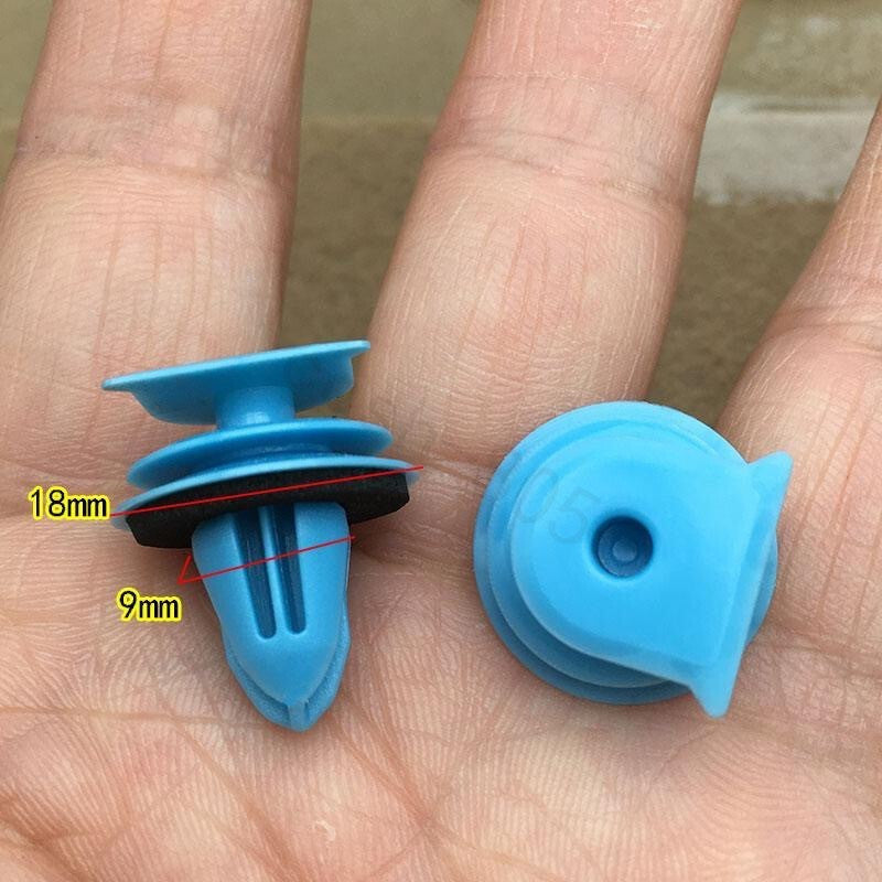 10 Pcs Car Windscreen Cowl Wiper Motor Cover Trim Fastener Clips for Honda