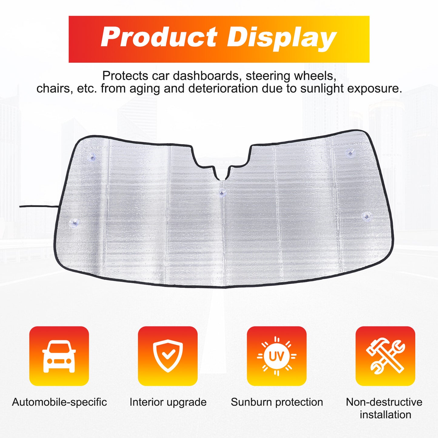 Sun visor for Infiniti QX80 Z62 2011-2020 automotive windshields. n