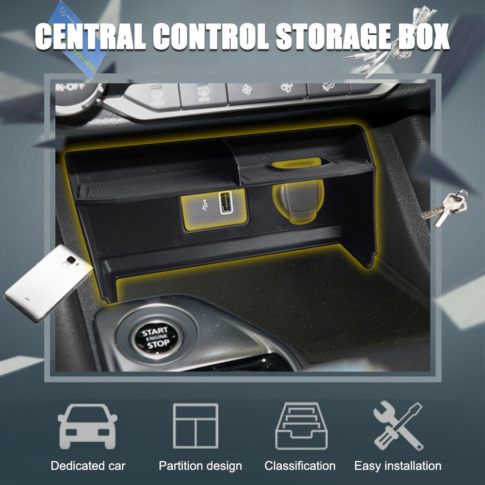 Suitable for 2020-2024 Sentra vehicles. Center console storage box/dashboard insert storage box. n