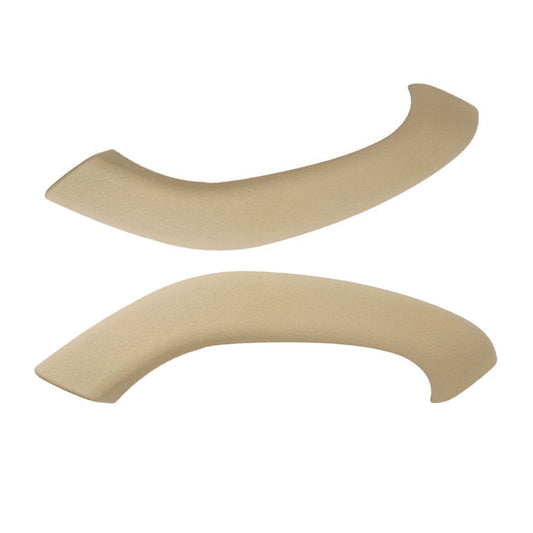 Pair Inner Door Pull Handle Cover Trim Beige For 2016-2020 X1 F48 F49 X2 F39 Q