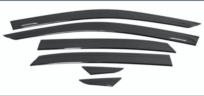 for Lexus RX350 350h 2023-24 Black Window Visor Vent Sun Shade Rain Guard Shield