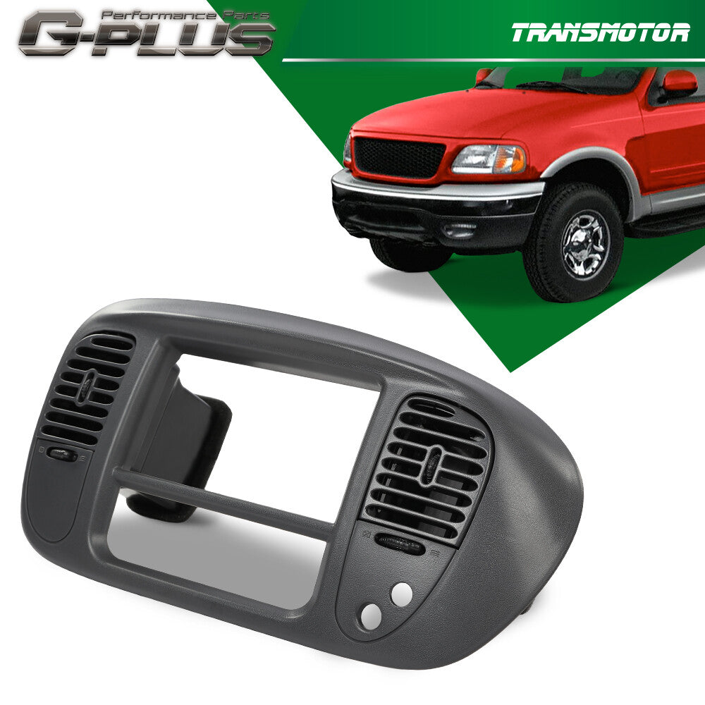 Center Dash Radio Air Conditioning Vents Gray Fits 1997 - 2003 for F150 Expedition - v