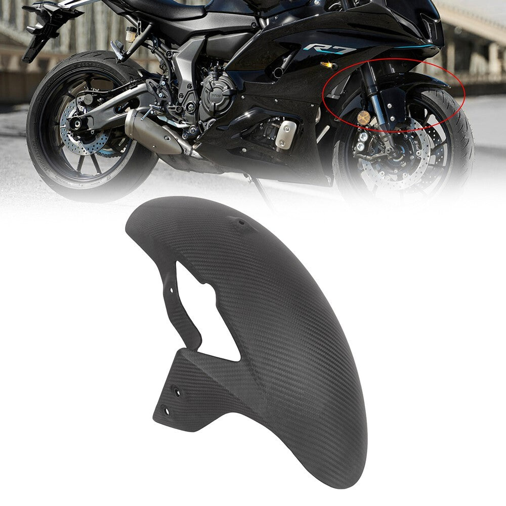 for Yamaha R7 Front Fender 100% Carbon Fiber Front Mud Cover - Matte Q