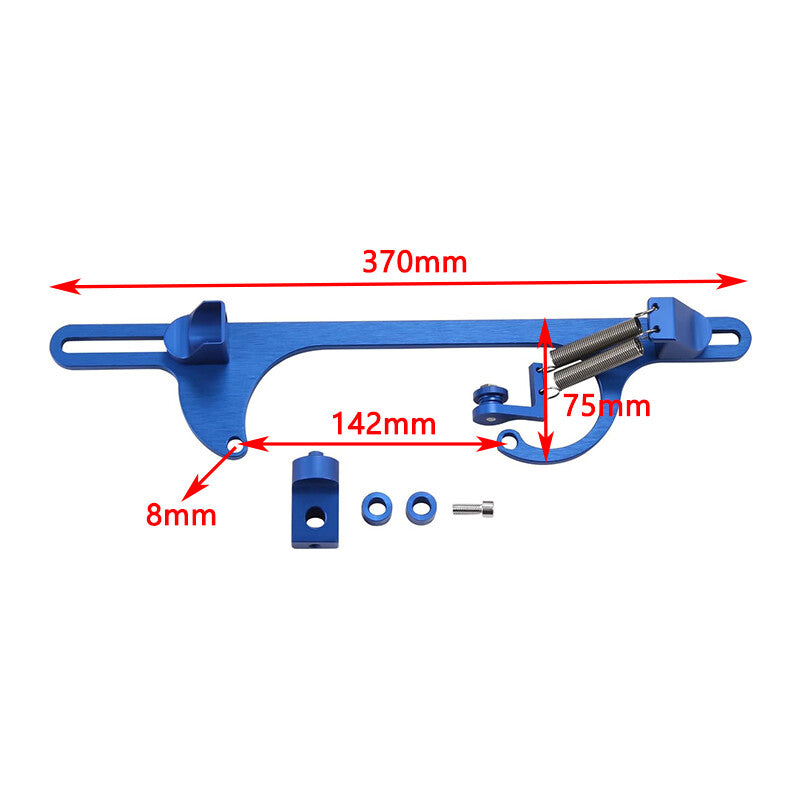 Throttle Cable Carb Bracket Carburetor Aluminum for Holley4150 4160 Series Blue Q