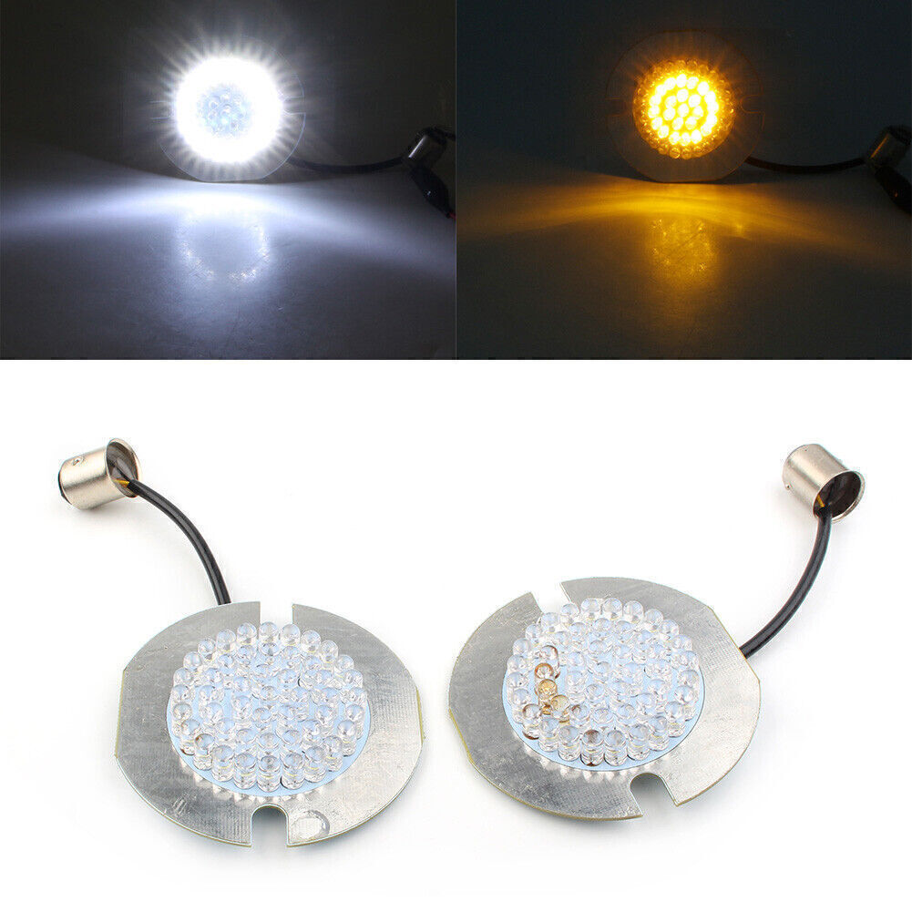 for Harley Electra/Ultra/Road Glide 1157 LED Turn Signal Light Indicator Inserts Q
