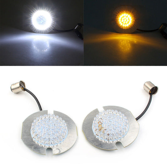 for Harley Electra/Ultra/Road Glide 1157 LED Turn Signal Light Indicator Inserts Q