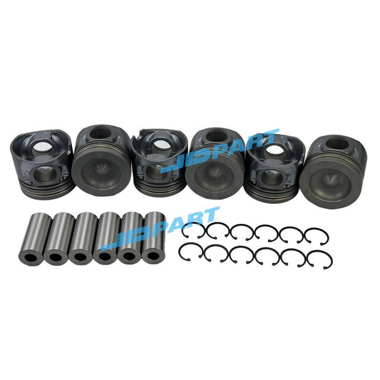 6-piece 3126 piston kit 238-2729 for Caterpillar engine parts -