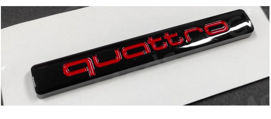 for Audi S5 Rear Badge Boots Trunk Badge Stickers Carbon Fiber Miami Blue