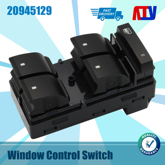 Driver Side Window Control Switch Fits for Chevrolet Silverado for GMC for Sierra 20945129