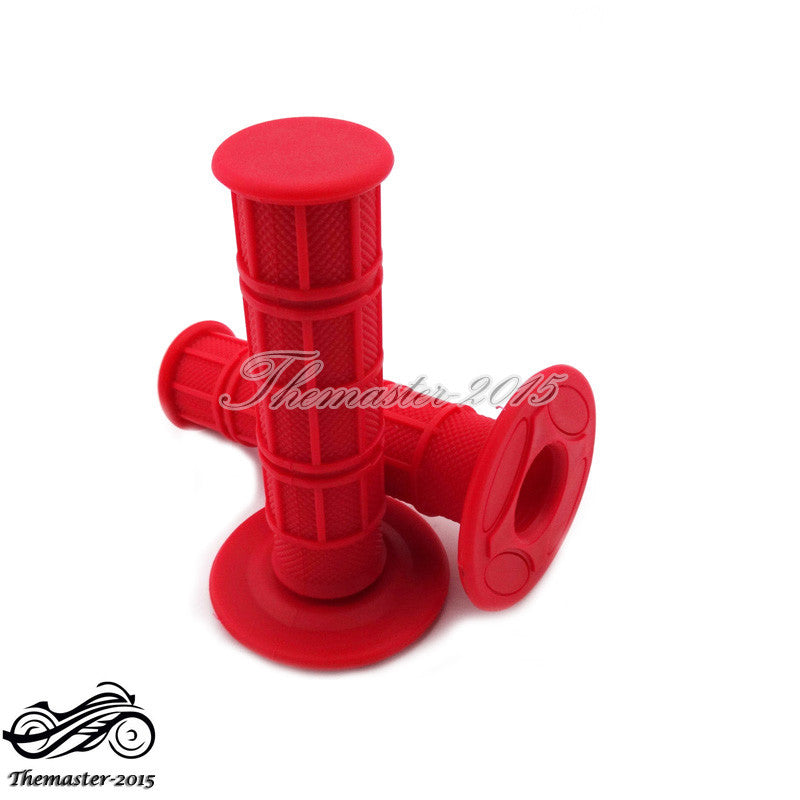 Red Throttle Handle Bar Grips For Pit Dirt Motor Trail Bike for Honda XR CRF 50 70 Q