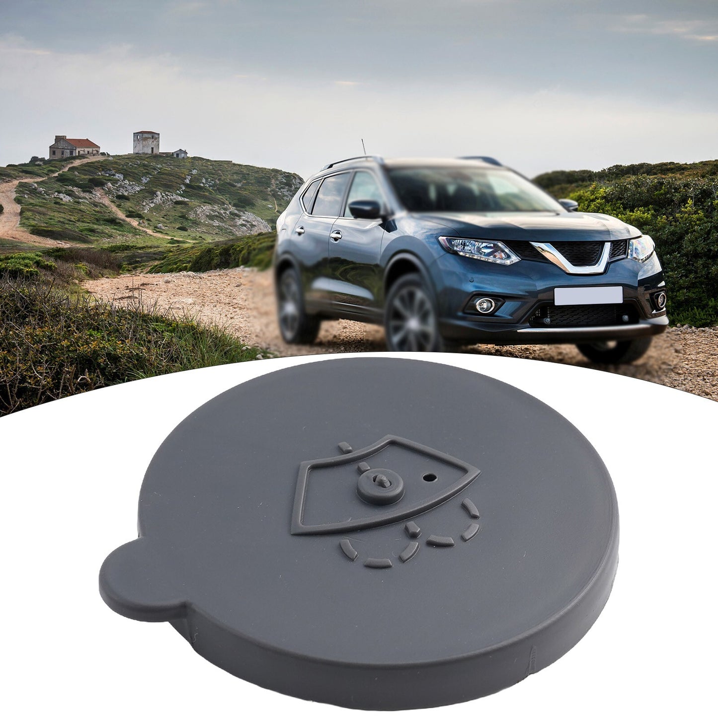 Windshield Wiper Washer Fluid Reservoir Bottle Cap For 350Z 2002-2009 v