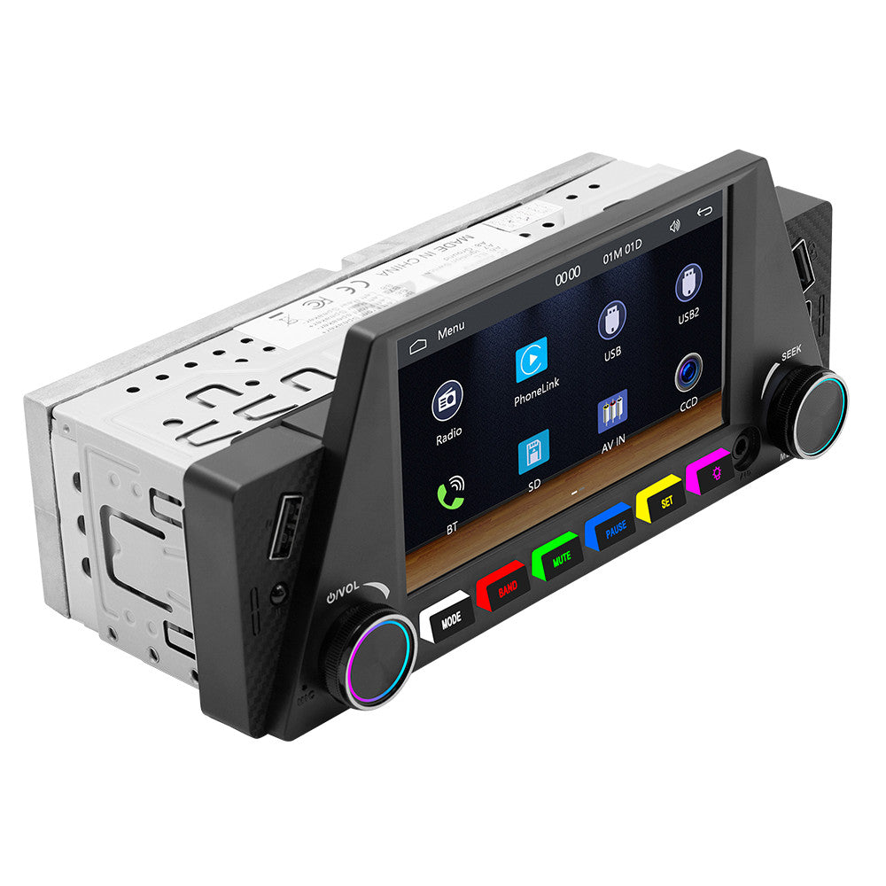 4.7inches Car Stereo Radio Single Din Bluetooth For Wireless Caplay Android Auto