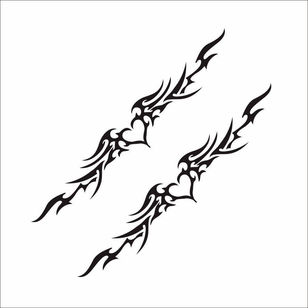 Car Body Window Door Sticker Accessories Waterproof DIY Decoration Decal Trim Q
