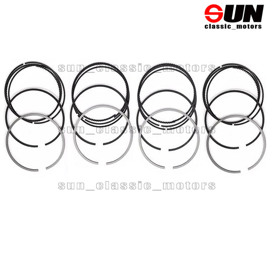 4-pack STD piston rings, equipment manufacturer, for 1.8L M271 R171 W203 C209 SLK200K-