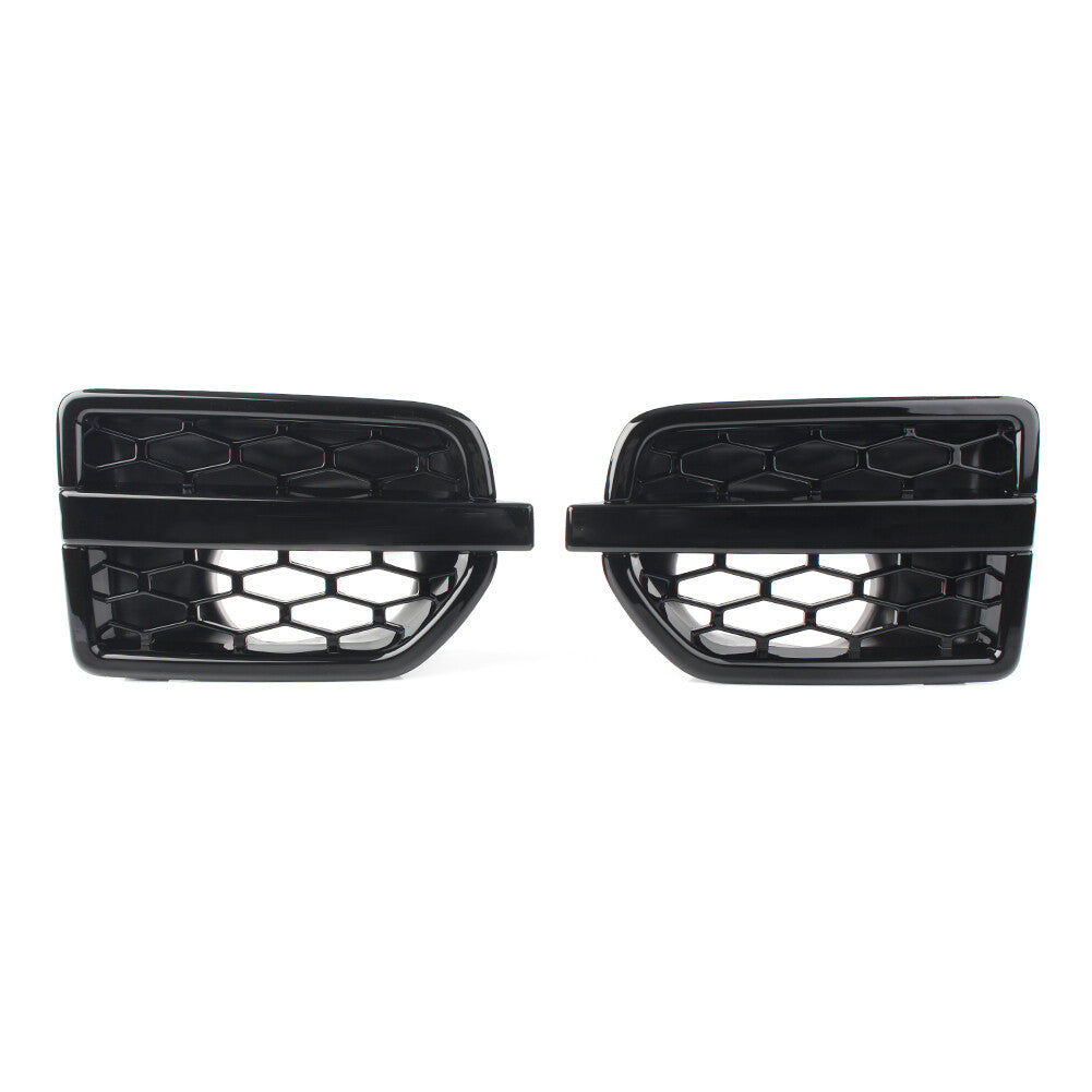 Plastic Side Grille Air Intake Fender Vents Black For 2010-2016 for Land Rover LR4