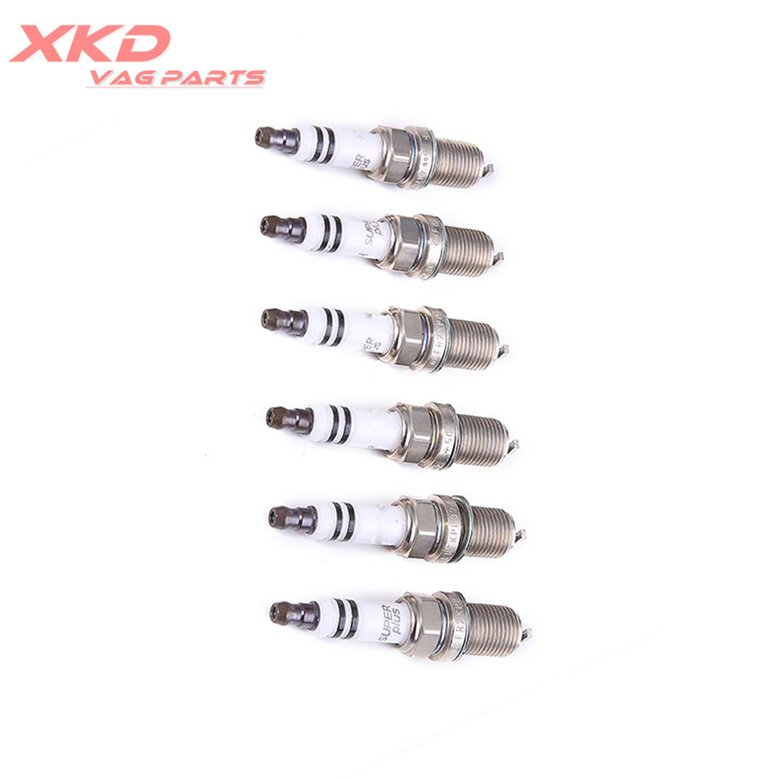 6Pcs Platinum Spark Plug for AUDI for A6 S4 Quattro 2.7T V6 Q