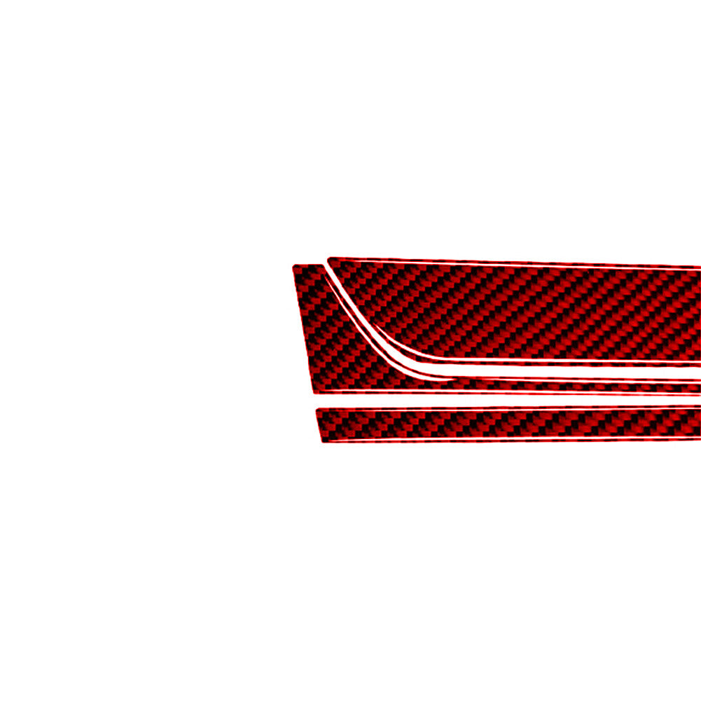 Red Carbon Fiber Mirror Control Button Trim For Tacoma 2012-2015 Type-A v