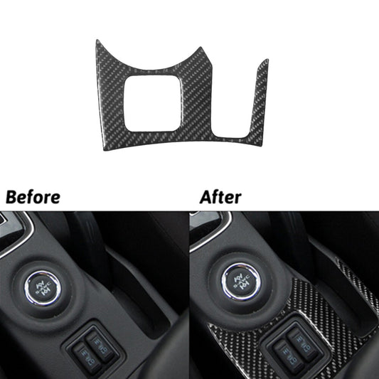 Red Carbon Fiber Air Conditioner Frame Panel Cover Trim for Audi A4 S4 2005-2006 v