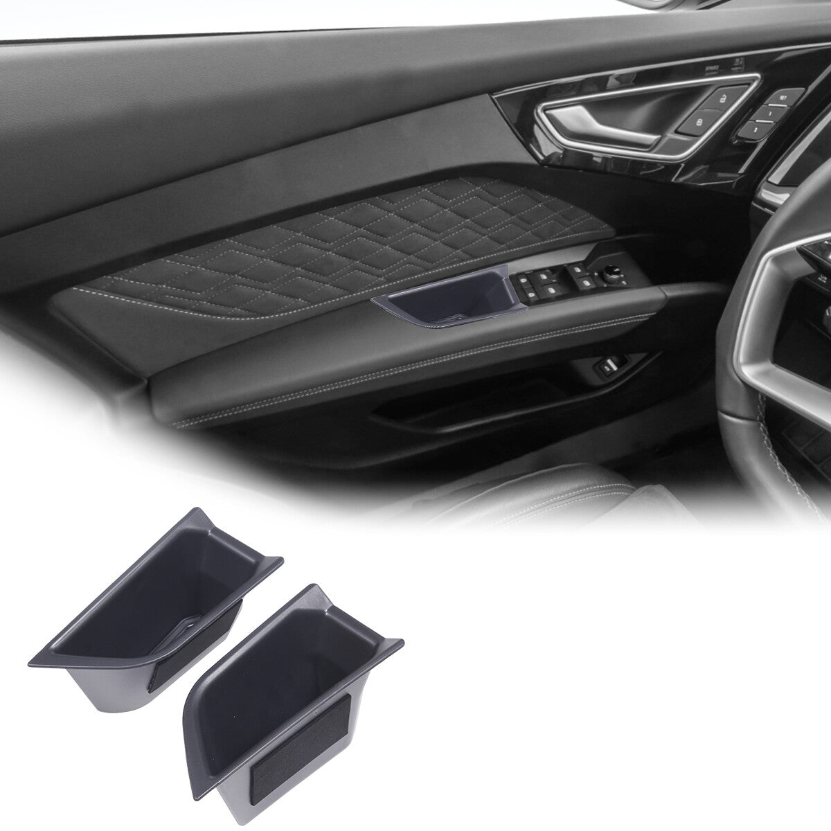 Carbon fiber front reading light frame protective cover suitable for Subaru WRX 2021-23- v