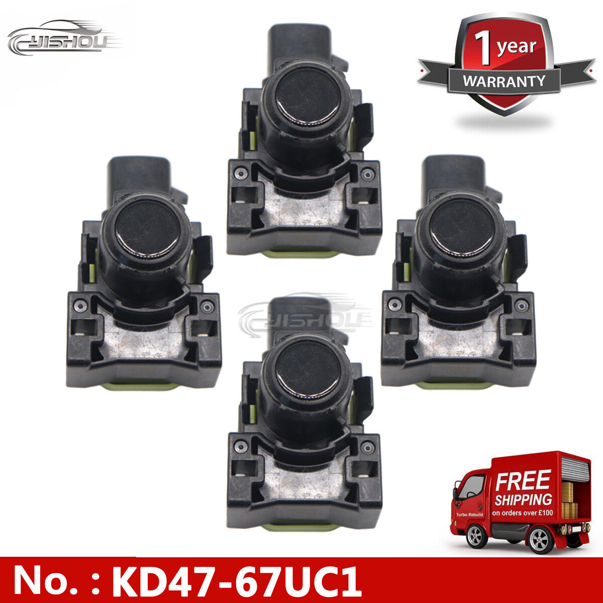 4PCS Bumper Reverse PDC Parking Assist Sensor for Mazda 2 3 5 6 CX-3 CX-5 CX-9 Q