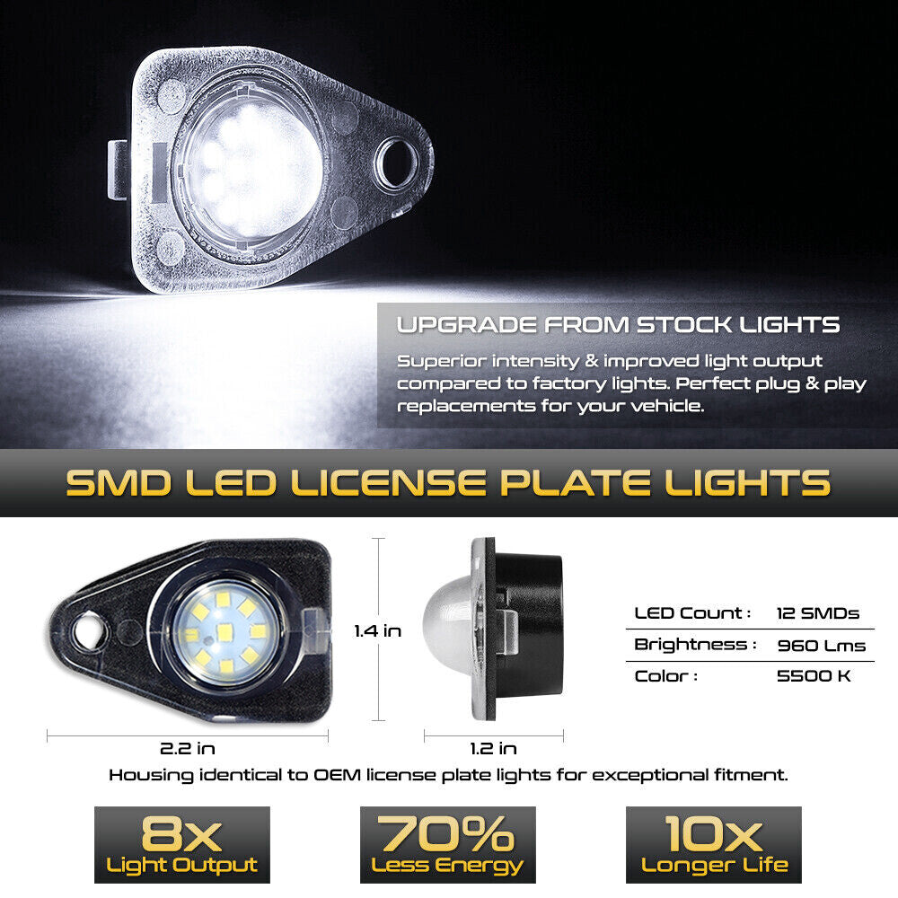 LED license plate lights are compatible with  for ford  Expedition Excursion and for Lincoln Pilot Navigation systems. Q