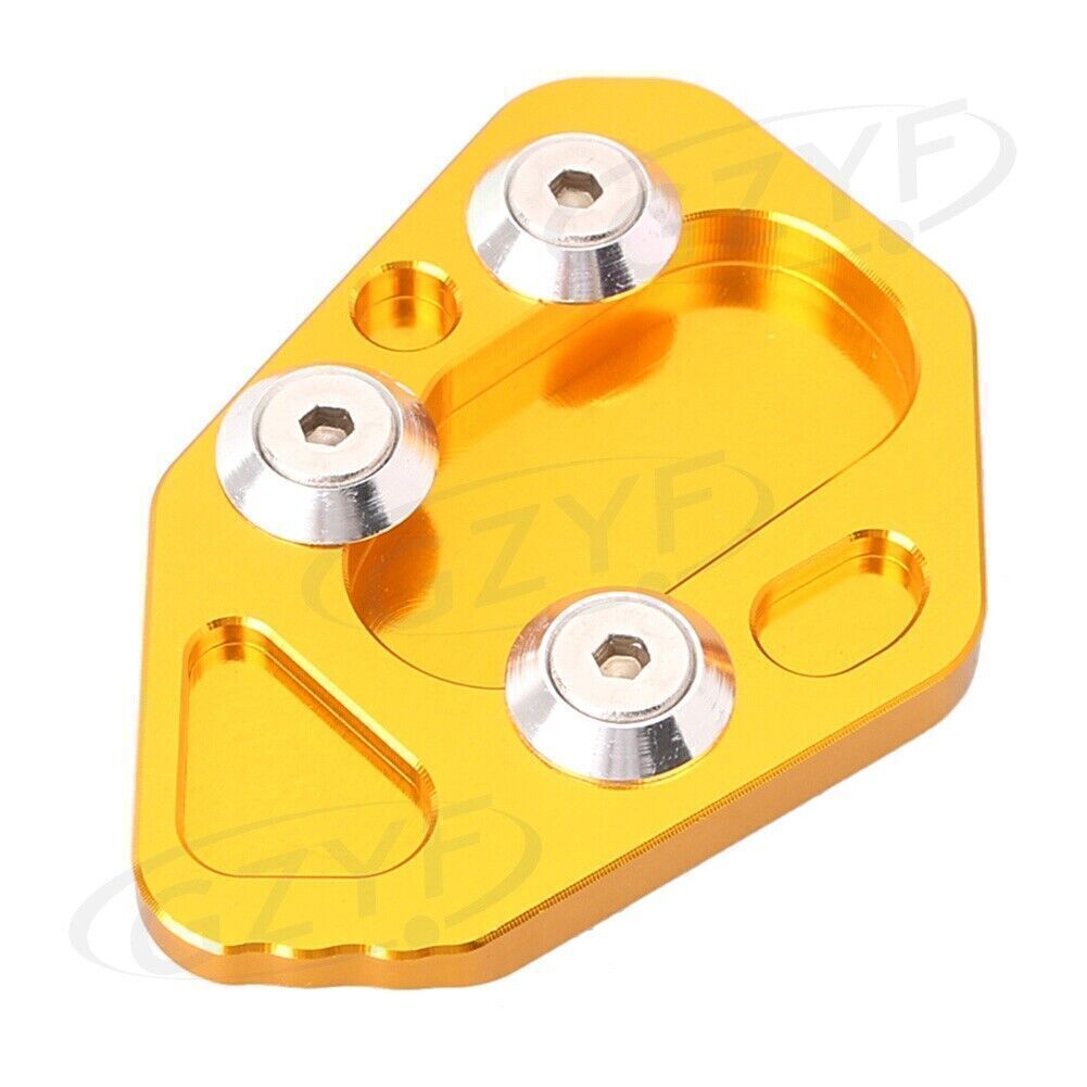 for BMW F800R HP2 R1200S Gold Kickstand Extender Foot Side Stand Extension Pad Q