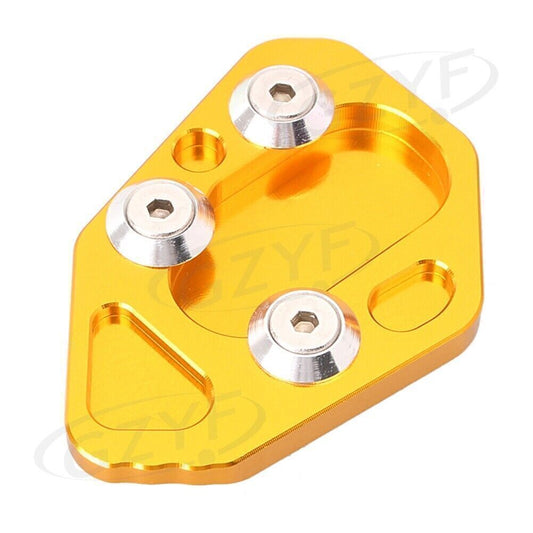 for BMW F800R HP2 R1200S Gold Kickstand Extender Foot Side Stand Extension Pad Q
