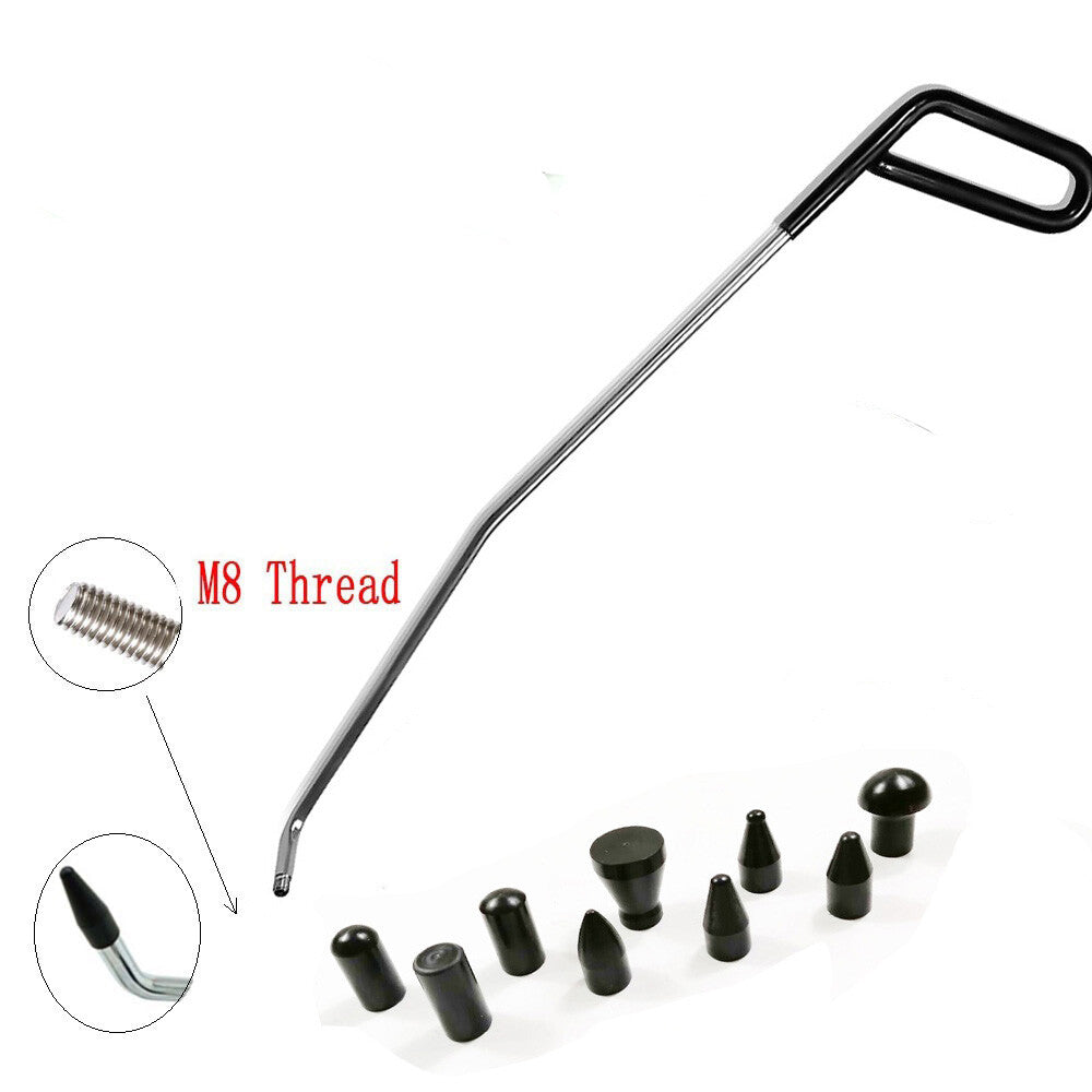 Newly Design Dent Removal Rods Tools Hook Tools Push Rod 1pcs with 9 Pcs Tap v
