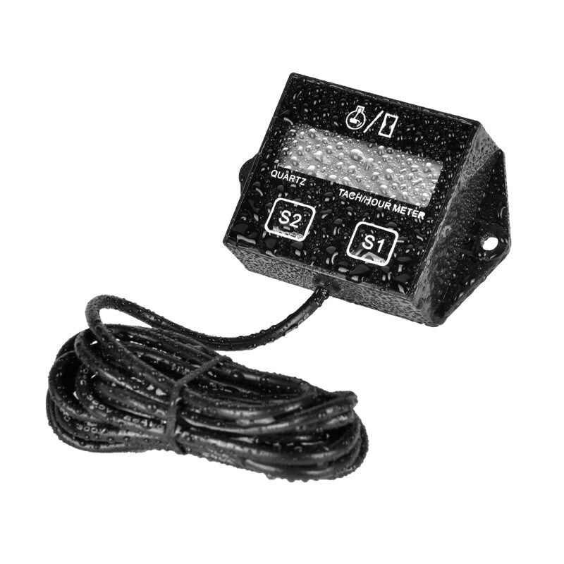 Digital RPM Tach Hour Meter Tachometer Gauge For Motorcycle Dirt Bike 2/4 Stroke