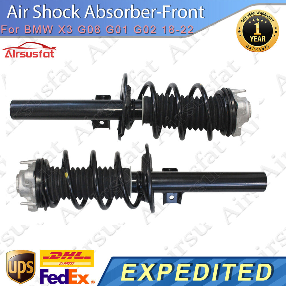 Pair for BMW X3 G08 G01 G02 18-22 Front Air Suspension Shocks Assembly w/o EDC