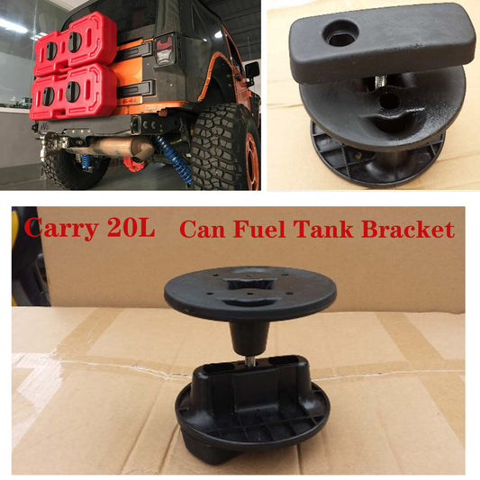 Carry 20L Oil Can Gas Container Bracket Fuel Tank Bracket Black-Tank not include