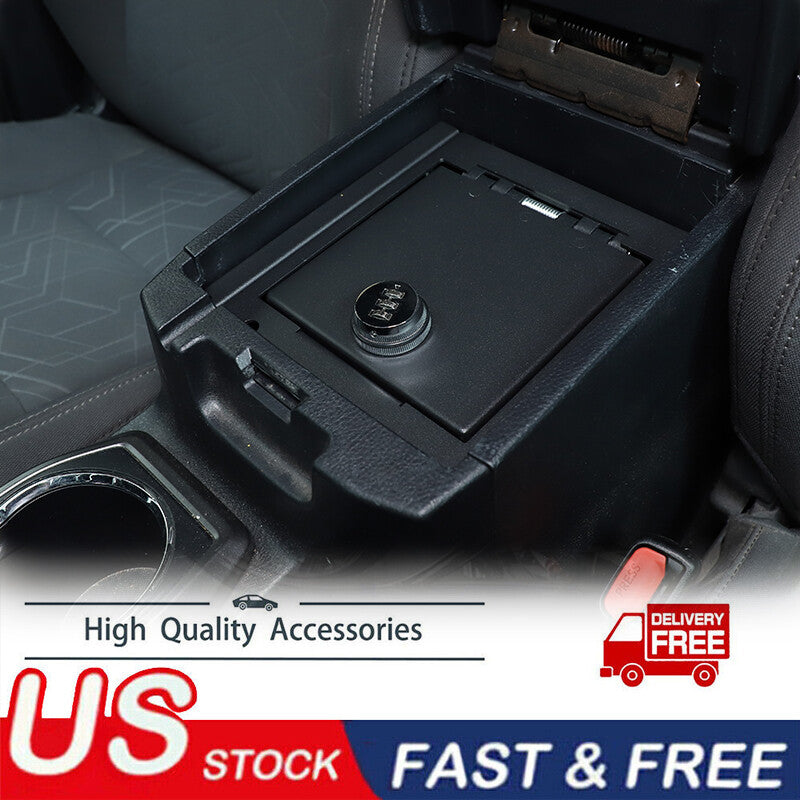 Suitable for Tacoma 2016-2022, black center console storage box/safety storage box. n