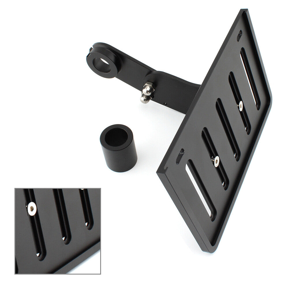 Side Mount License Plate Holder Bracket for Harley Softail Fat Boy Breakout Dyna Q