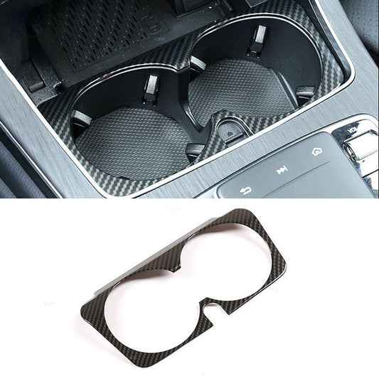 ABS carbon fiber cup lid for Mercedes-Benz CE GLC-Class W205 W213