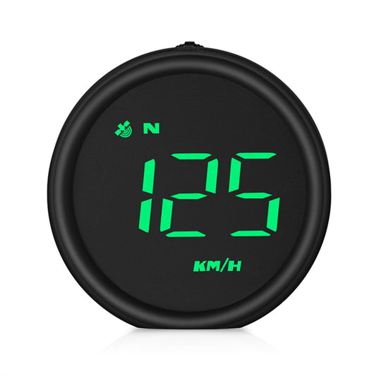 Digital Car GPS HUD Speedometer Head Up Display KMH MPH Compass Overspeed Alarm Q